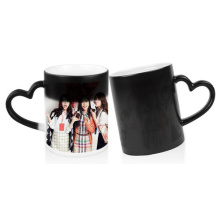 Heart Shaped Couple Novelty Gift Photo Color Changing Magic Mug Cup,by Sincere Trading(magic Mug)
